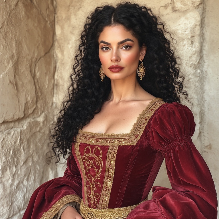 Vibrant Renaissance Beauty