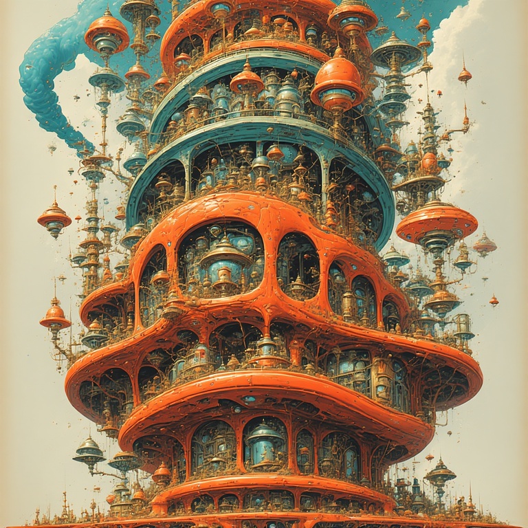Futuristic Surreal Tea Tales
