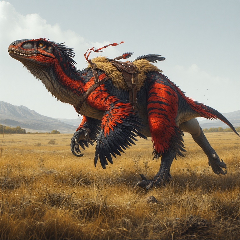 Sleuthing Raptor Rider