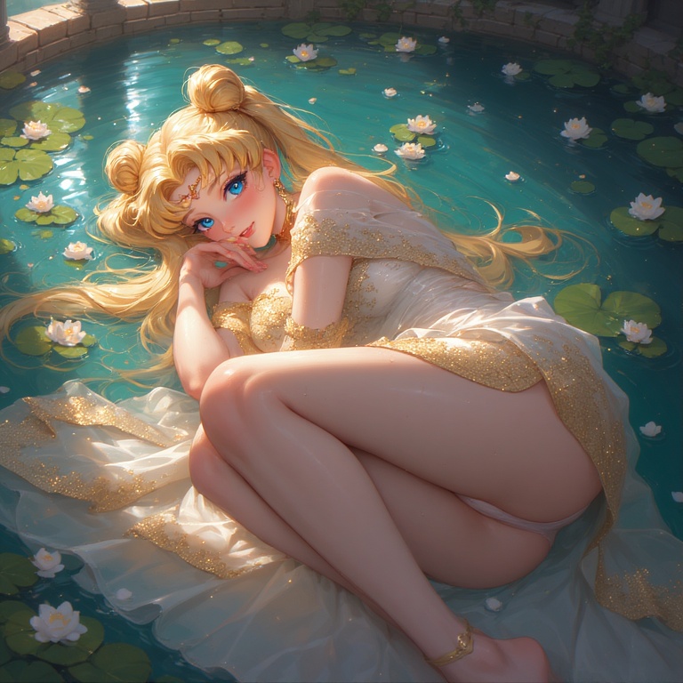 Moonlit Pond Seduction