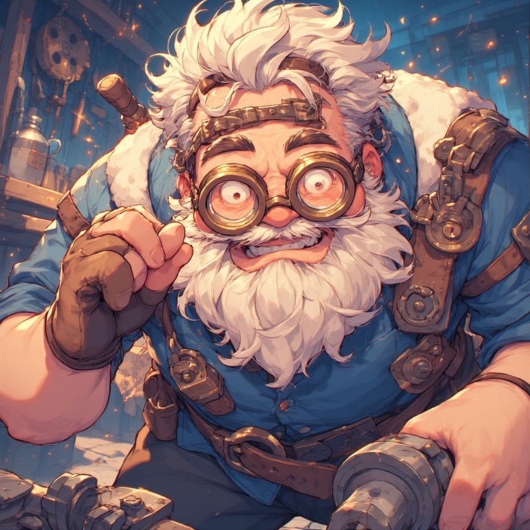Sparky Inventor Closeup