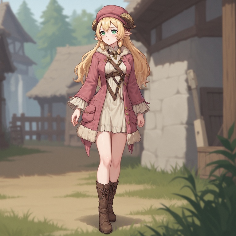 Soft Anime Fantasy Girl
