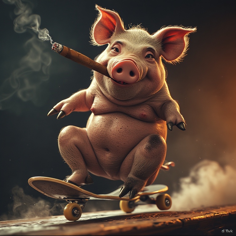Porky's Skate Cigar Ride