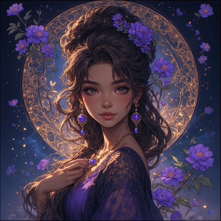 Purple Delightful Companion
