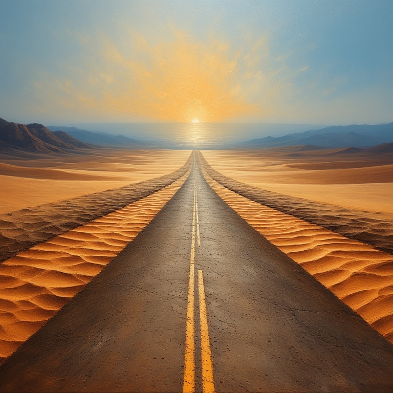 Desert Mirage Illusion