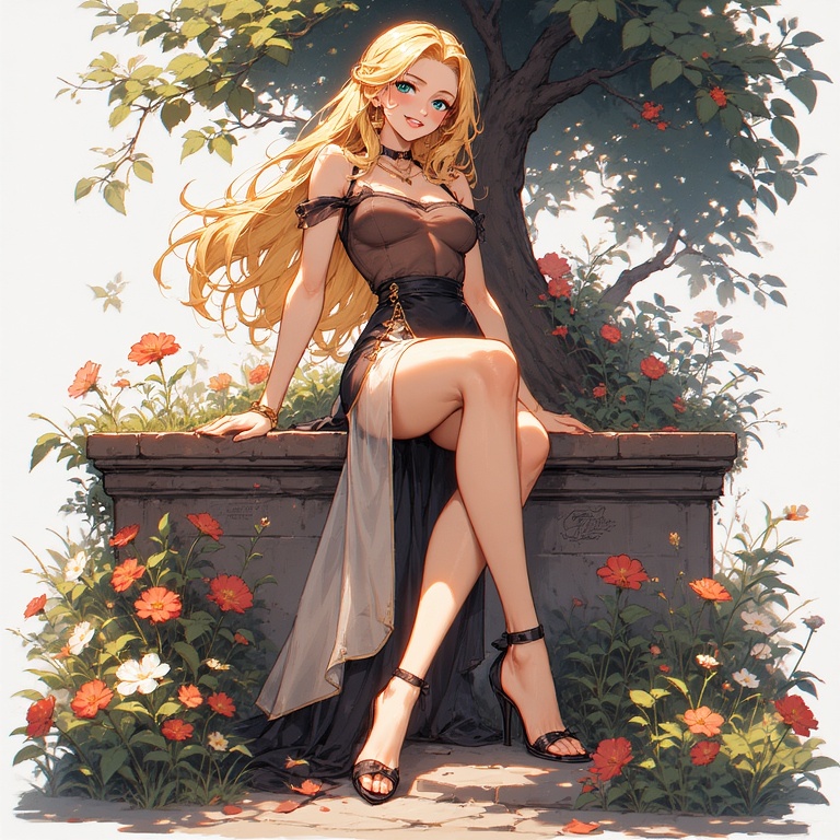 Elegant Blond Goddess