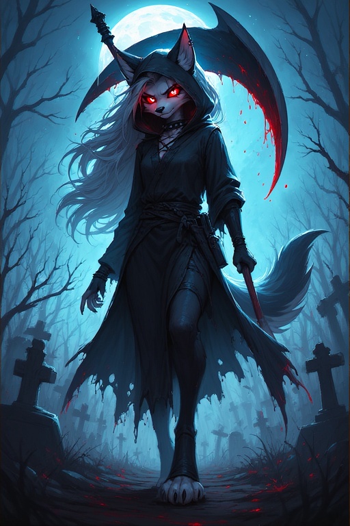 Midnight Scythe Maiden