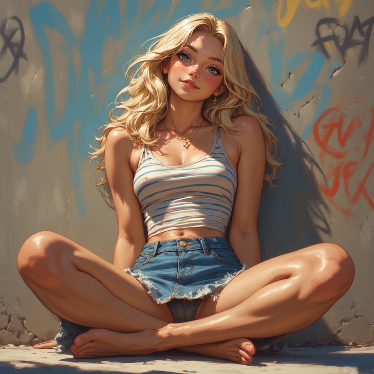 Blonde Back Alley Joy
