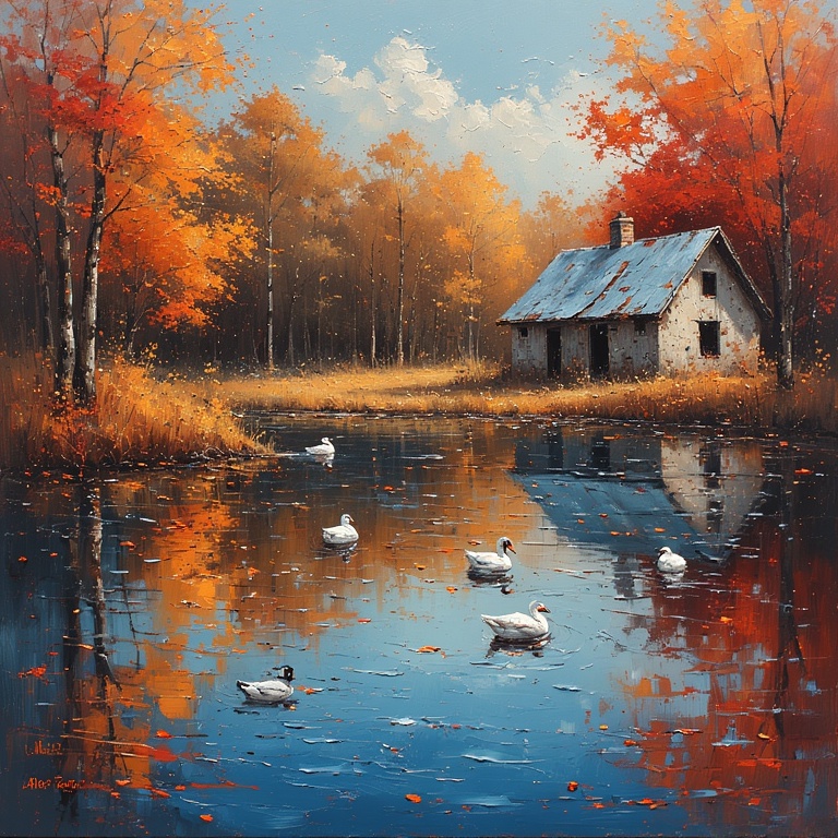 Desaturated Lake Abode