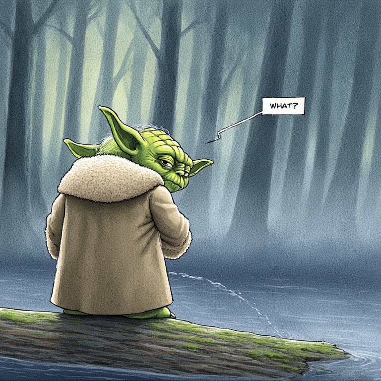 Yoda's Swampy Moment