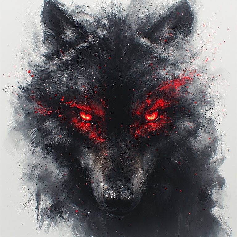 Bloodshot Wolf Eyes