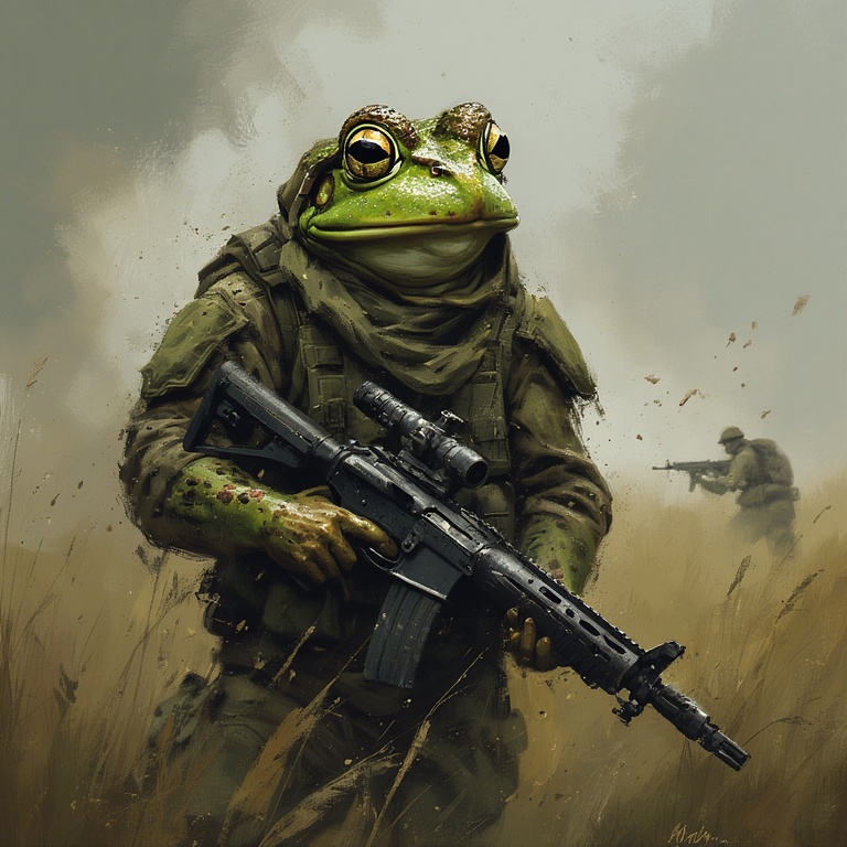 Frog Gunner Battle Ready