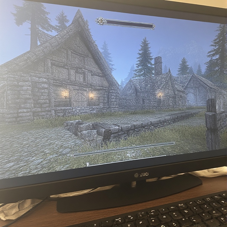 Skyrim Landscape Scene