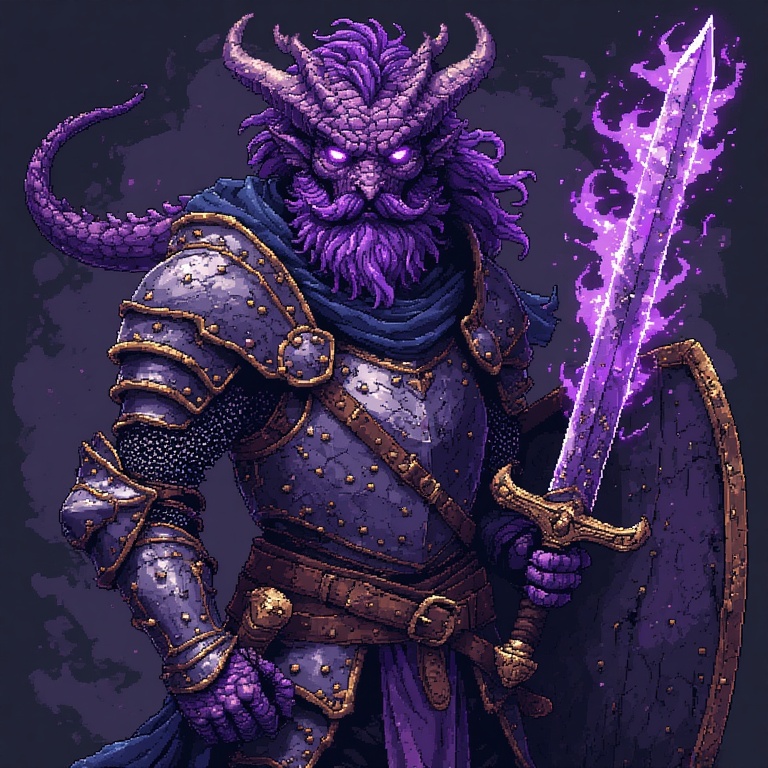 Purple Dragon Knight
