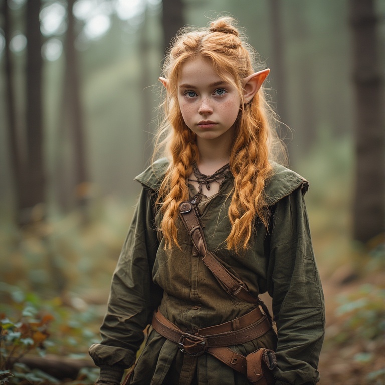 Forest Whimsy Elf Girl