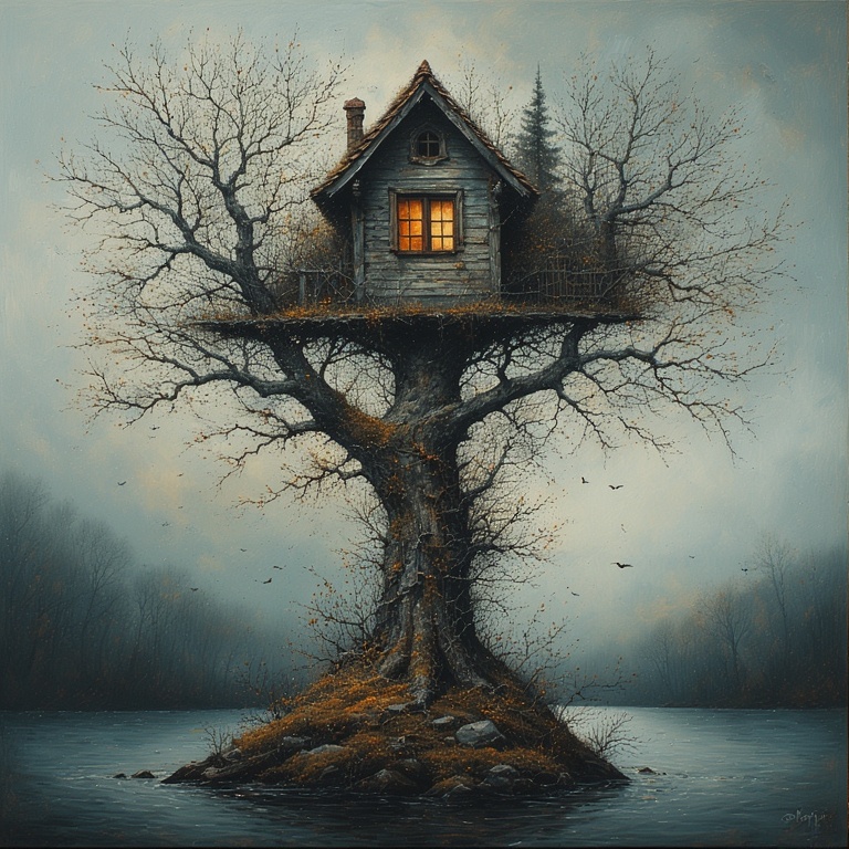 Eerie Island Retreat