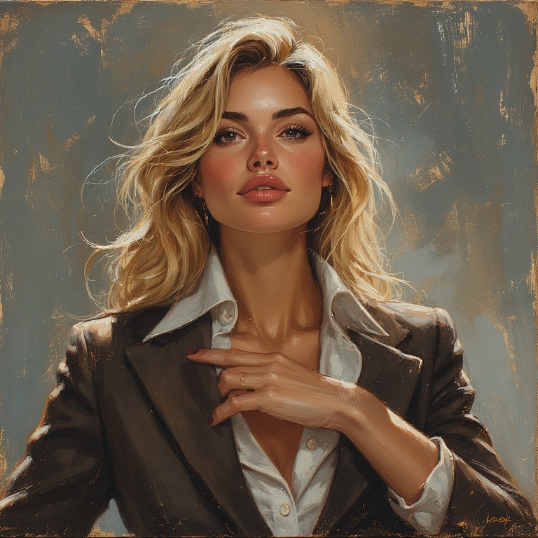 Elegant Libertine Portrait