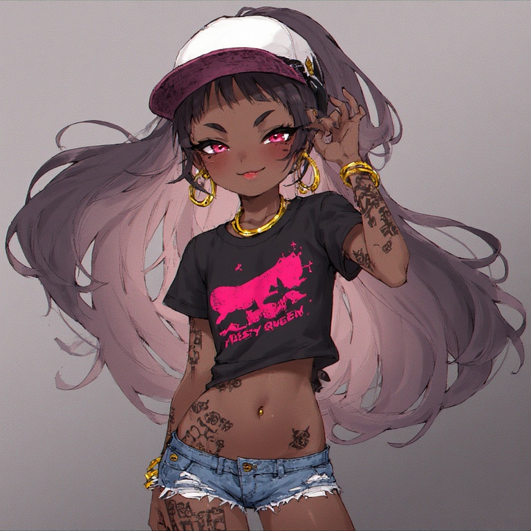 Ripped Ghetto Cutie
