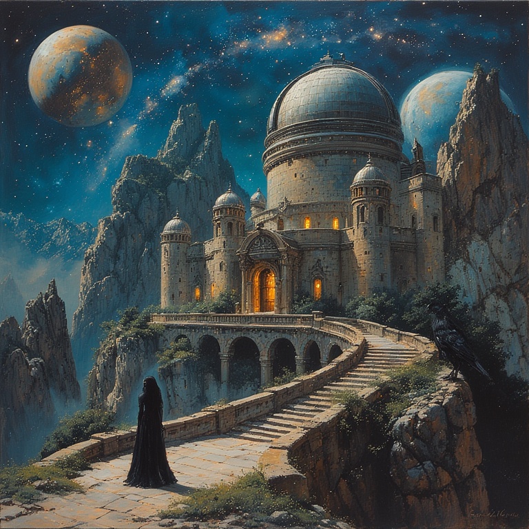 Midnight Observatory Wanderer
