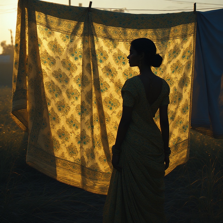 Golden Saree Profile