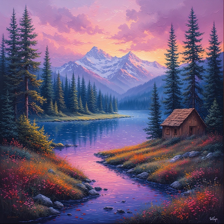 Morning Enchanted Landscape