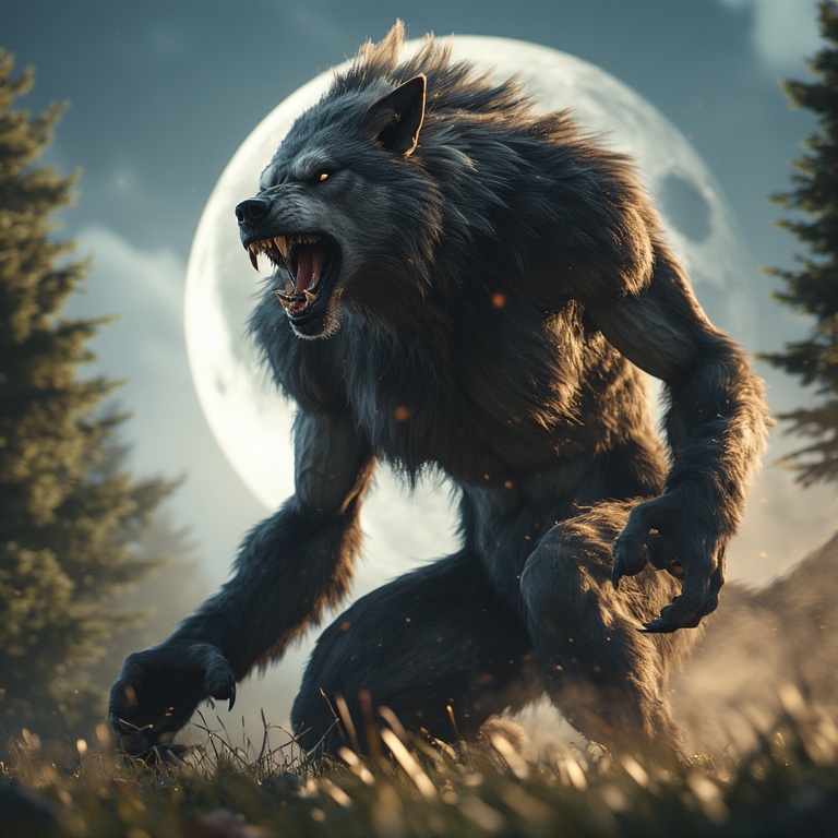 Moonlit Lycan Howl