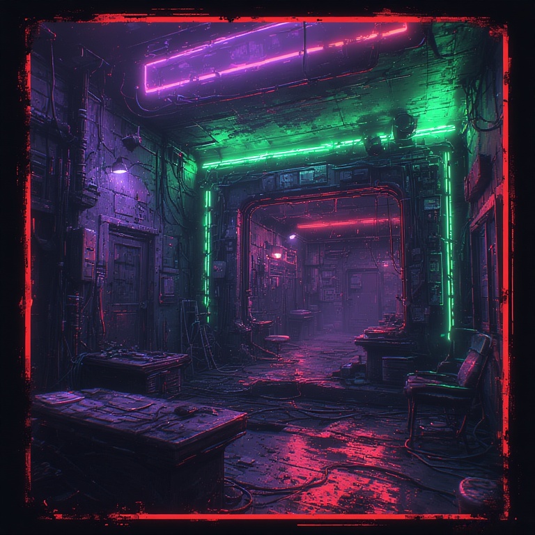 Dark Fantasy Pixel Frame