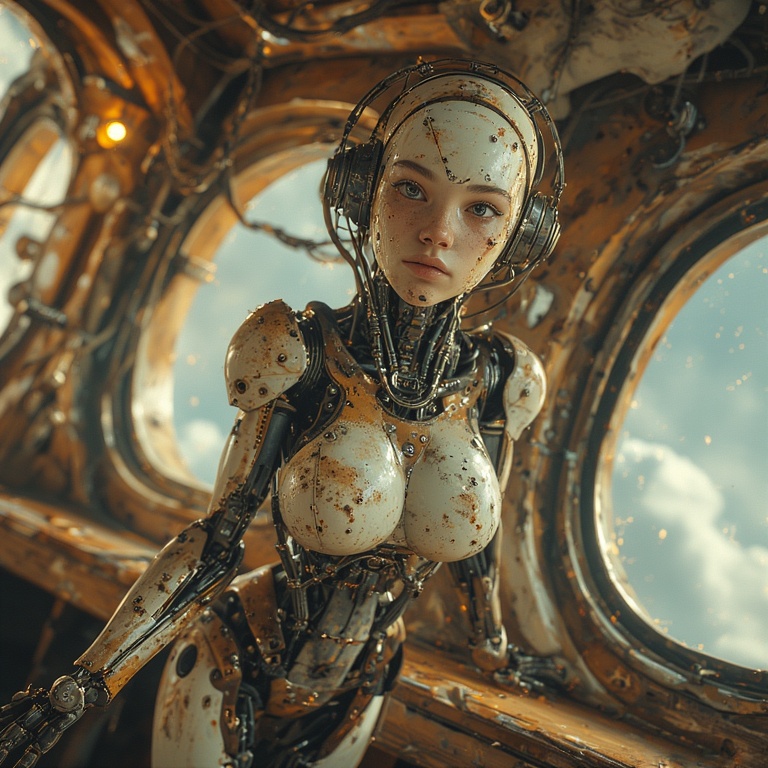 Steampunk Android Window Cleaner