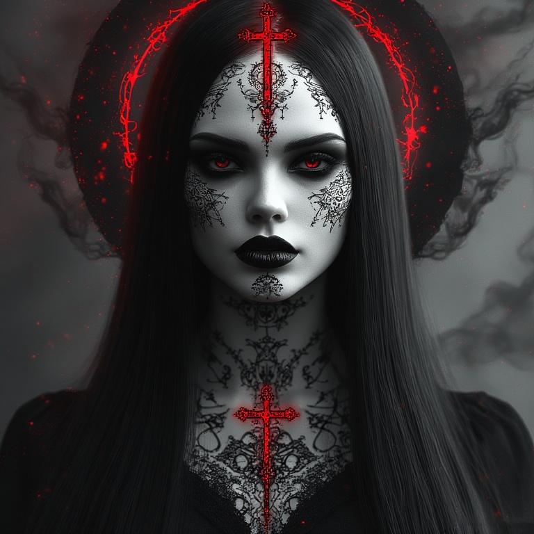 Satanic Gothic Beauty