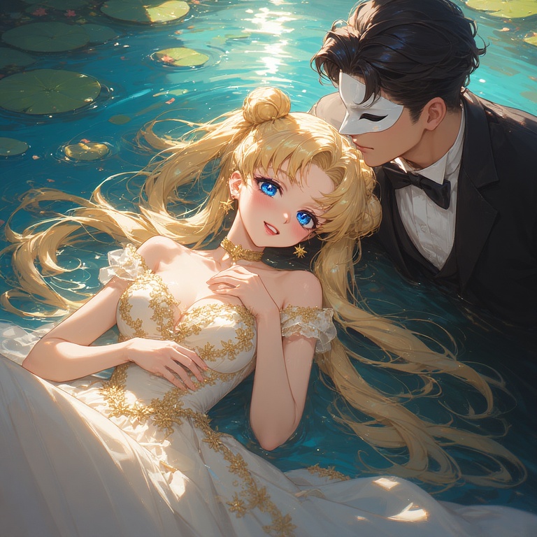 Moonlit Pond Serenade