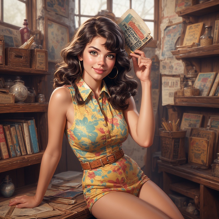 Vintage Glamour Portrait