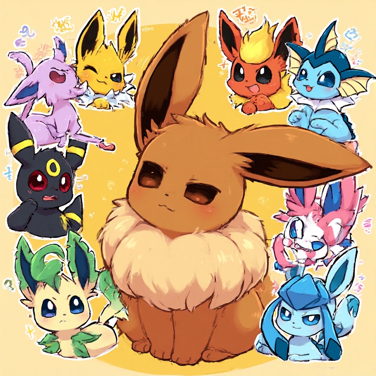 Eevee Evolution Inspiration