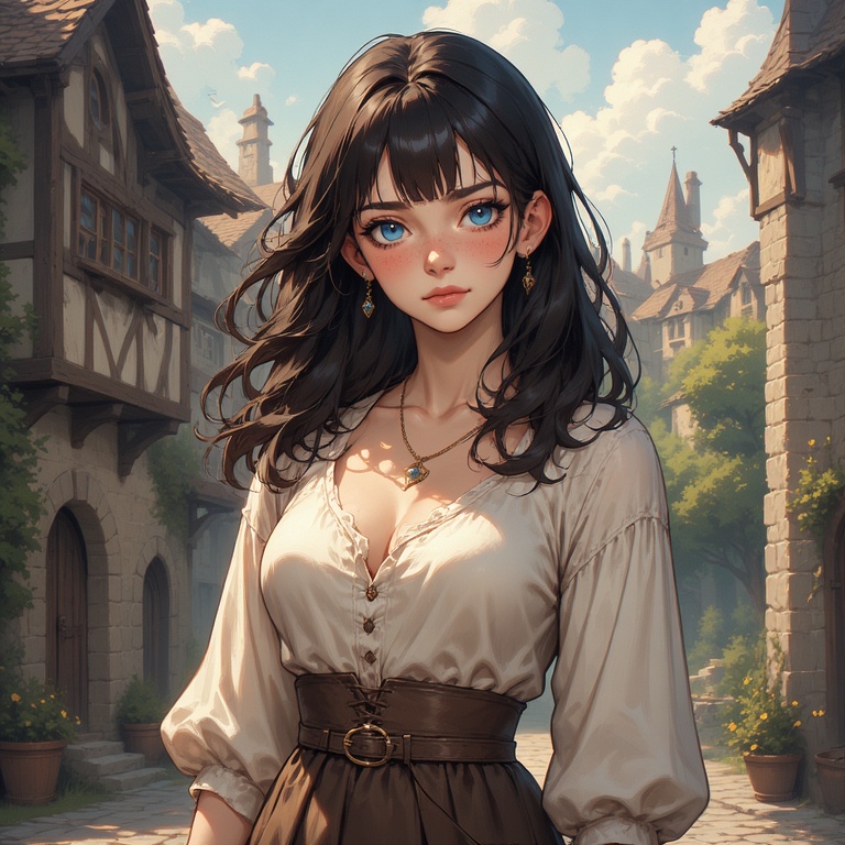 Freckled Maiden of Mage's Hall