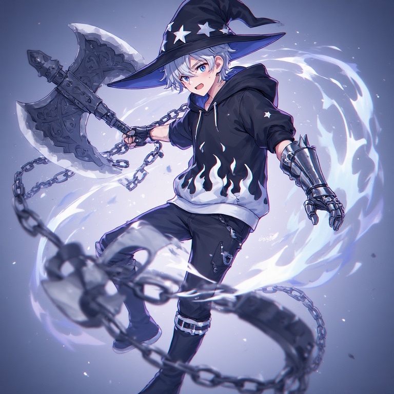 Axe Wielding Wizard Warrior