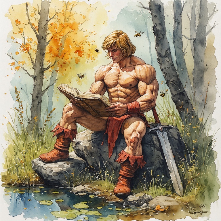 He-Man's Morning Meditation