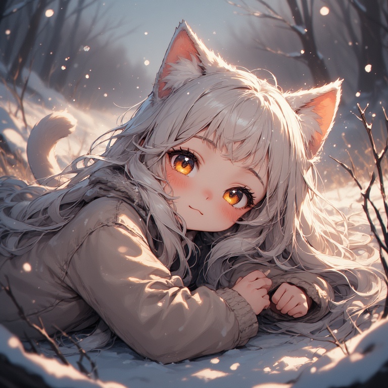 Winter Feline Charm