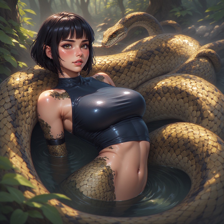 Sensual Snake Goddess