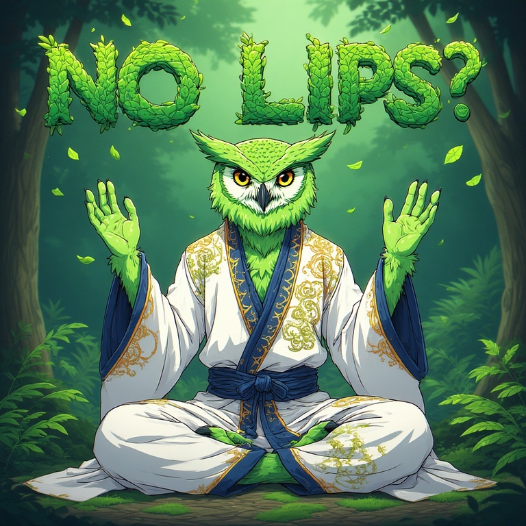 Green Wizardly Owl