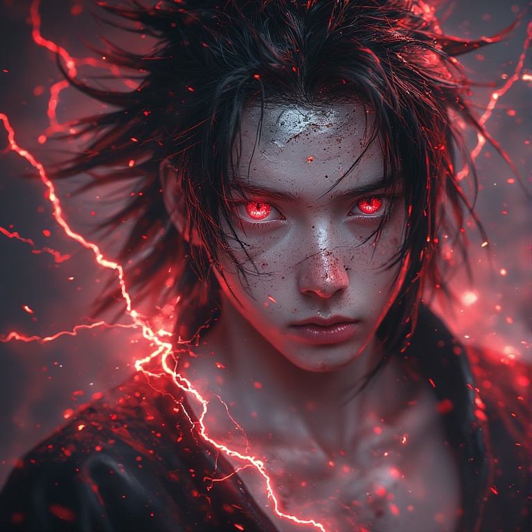 Sasuke's Intense Gaze