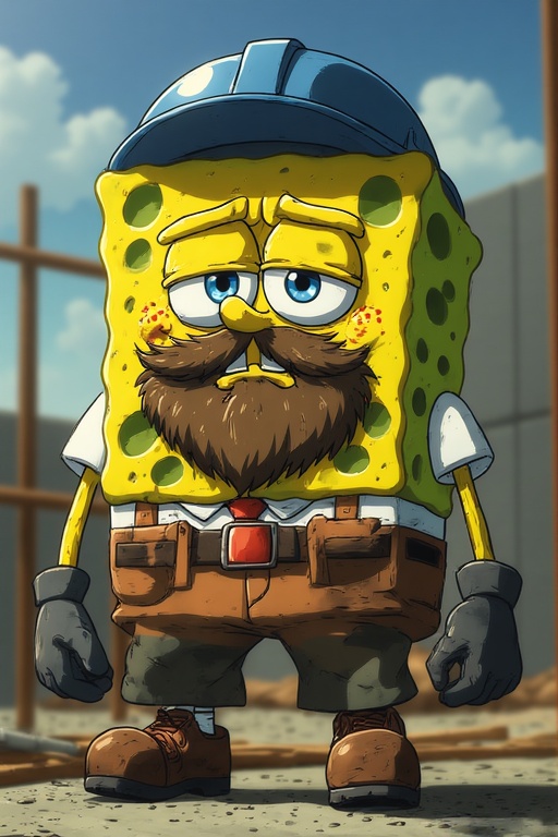 Disappointed Construction Sponge