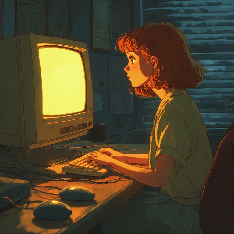 Midnight Typist's Glow
