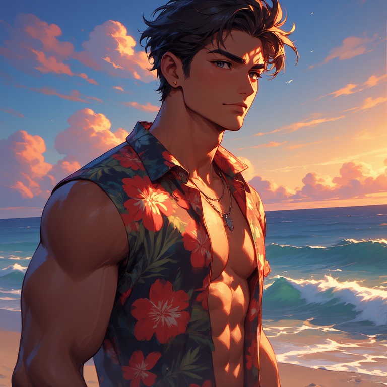 Pac-Man Sunset Warrior