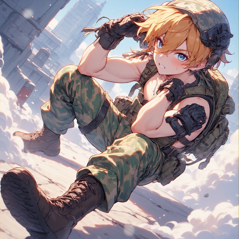Leather-Wearing Hot Combatant
