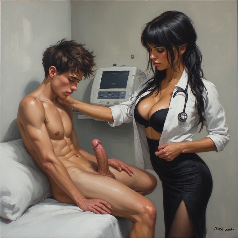 Nude Exam Room Encounter