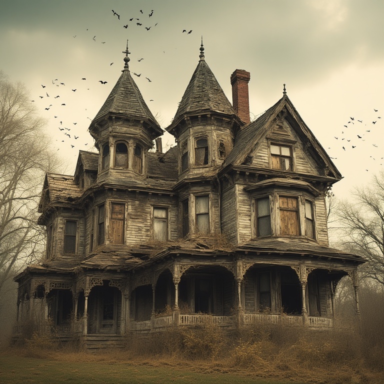 Haunted Abandoned Victorian Nightmare
