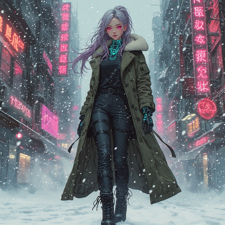 Cyberpunk Warrior Outfit
