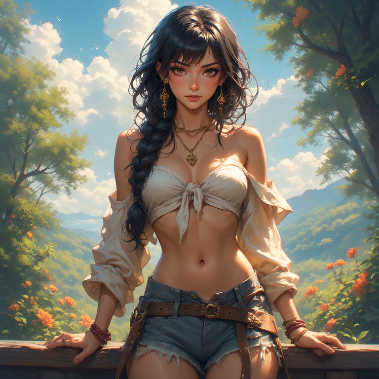 Sultry Anime Teen