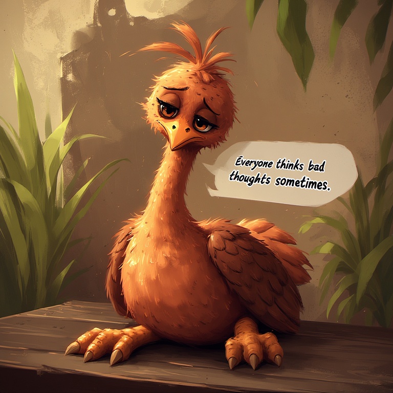 Ostrich Thoughts Unspoken