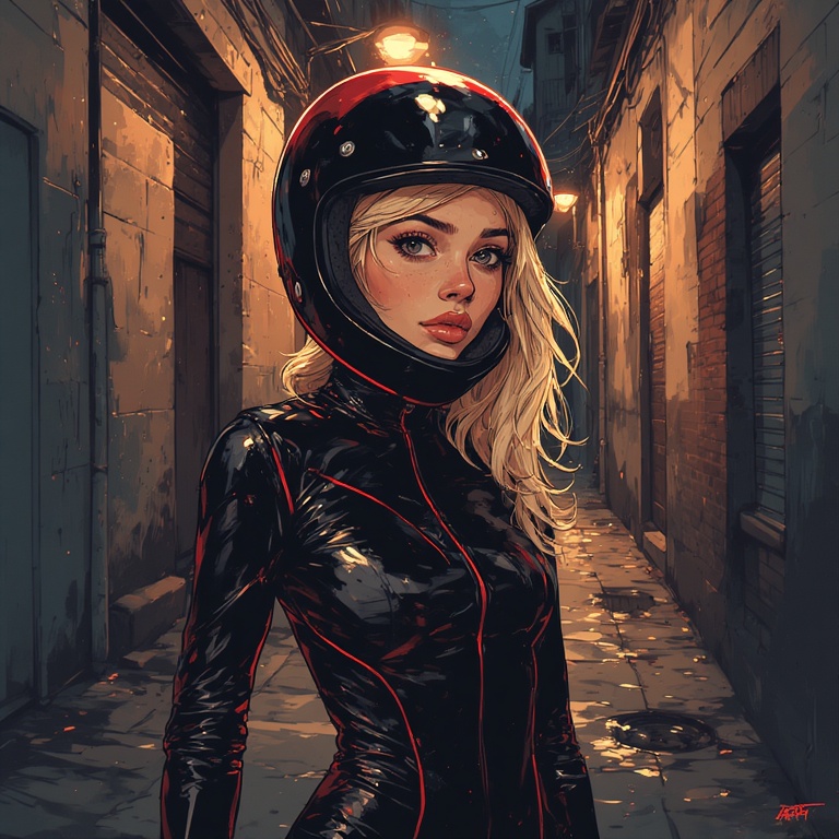 Midnight Leather Siren