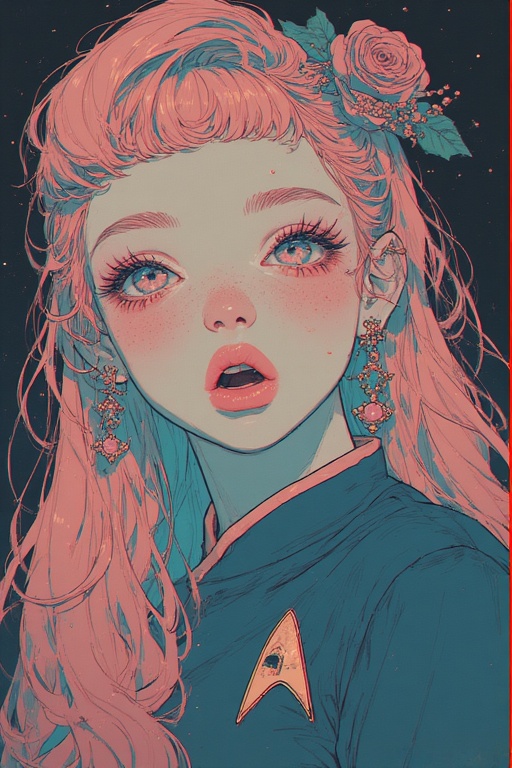 Sparkly Space Scream
